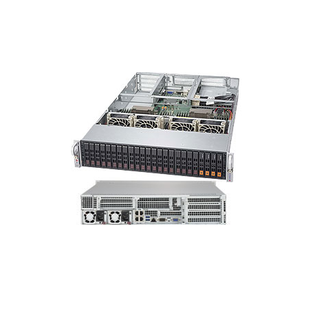 Supermicro SuperServer 2U SYS-2028U-E1CNR4T+ | Dual Xeon, 24x Hot-Swap, 10GbE