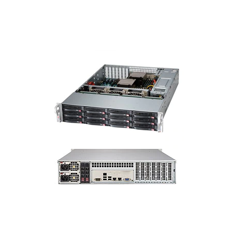 Supermicro SuperStorage SSG-6028R-E1CR12L 2U Storage Server, 12x Hot-Swap, Dual Xeon E5, 10GbE