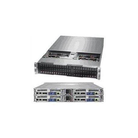 Supermicro SYS-2029BT-HTR 2U Dual LGA3647 Server, 6TB DDR4, 6x 2.5" Bays, 2200W Titanium