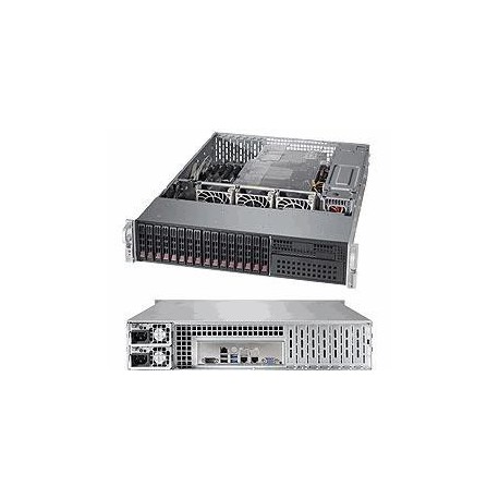 Supermicro SuperServer 2U SYS-2028R-C1R – Dual CPU, 16x Hot-Swap Bays, Redundant PSU
